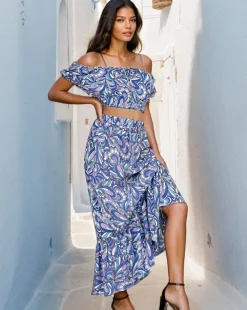 Royalfashion Wzorzysty komplet damski