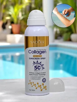 Sadoer Krem przeciwsłoneczny w sprayu 50 SPF z kolagenem