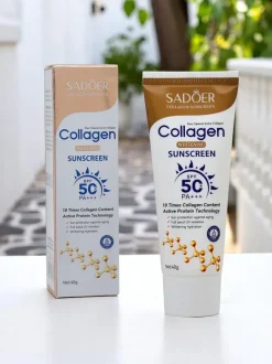 Sadoer Krem przeciwsłoneczny 50 SPF z kolagenem