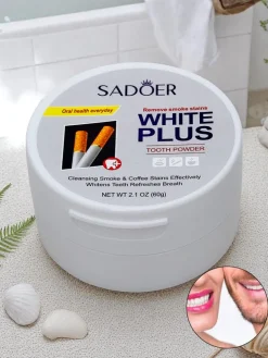 Sadoer Wybielający puder do zębów usuwający przebarwienia po tytoniu