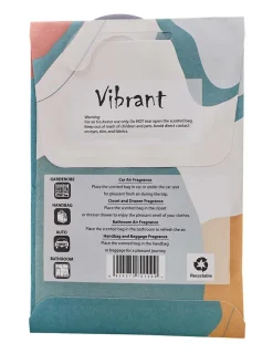 Saszetki zapachowe do auta, torebki, szafy i łazienki Vibrant