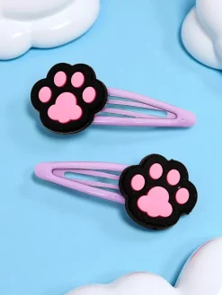 Spinki do włosów w kształcie łapki