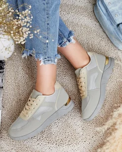 Sportowe buty damskie z eko-skóry Marhina - Obuwie