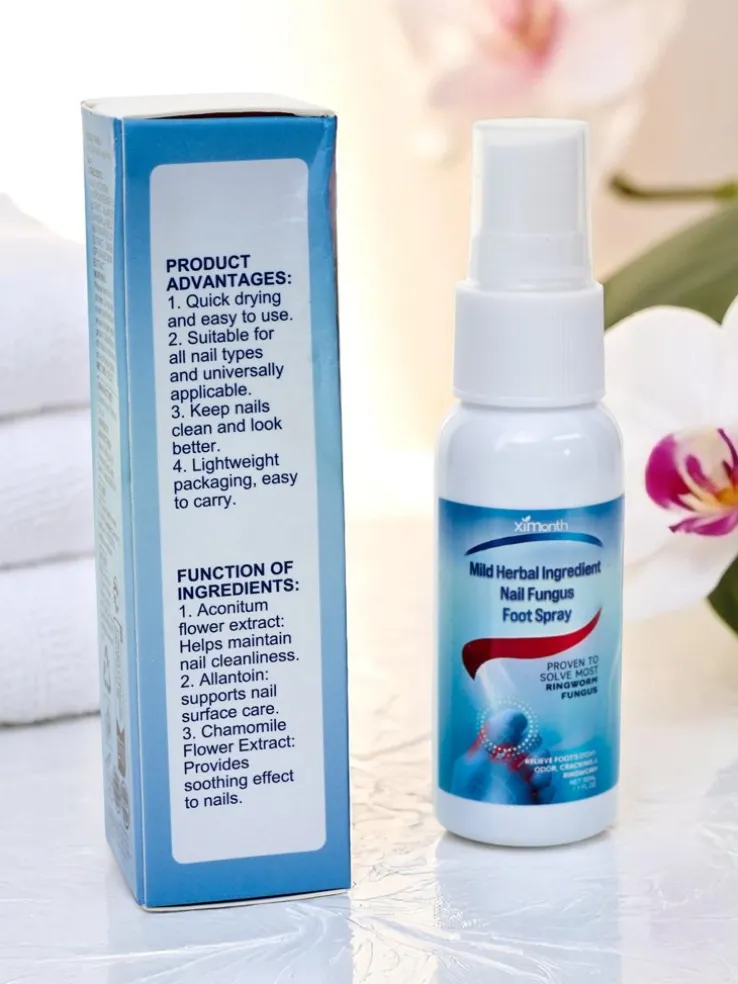 Spray łagodzący objawy grzybicy stóp i paznokci