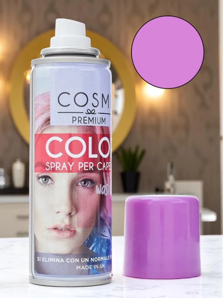 Spray Koloryzujący Lakier do włosów Fioletowy