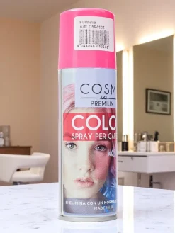 Spray Koloryzujący Lakier do włosów Fuksjowy