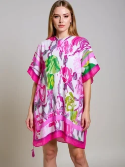 Sukienka Pareo Hera Fiore od Royalfashion – wielokolorowe, uniwersalne