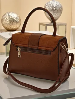 Torebka Camelia z Ekoskóry i Zamszu