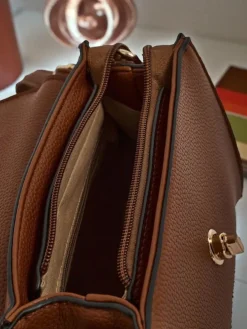 Torebka Camelia z Ekoskóry i Zamszu