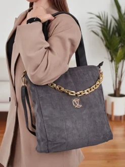 Torebka damska shopper eko zamszowa Twilight Life