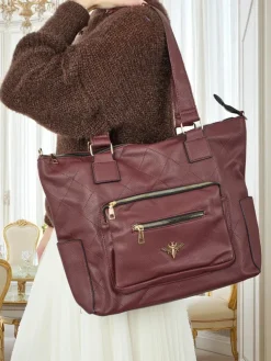 Torebka damska shopper eko skórzana pikowana Marvaya