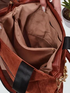 Torebka damska shopper eko zamszowa Twilight Life