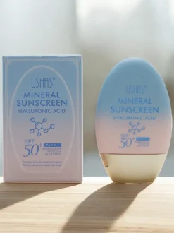 Ushah Krem przeciwsłoneczny z kwasem hialuronowym 50 SPF 60g