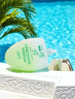 USHAS Krem przeciwsłoneczny mocno nawilżający z aloesem 50 SPF