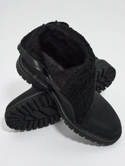 Wyższe botki damskie eko zamszowe Liora