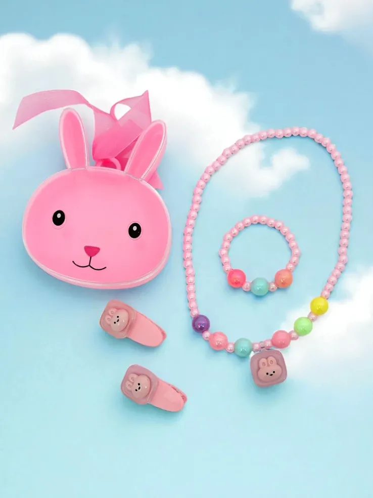 Zestaw biżuterii dla dzieci Bambina Dolce Pink