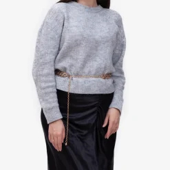 Złoty ozdobny łańcuszkowy pasek - Akcesoria