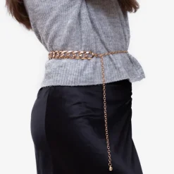 Złoty ozdobny łańcuszkowy pasek - Akcesoria